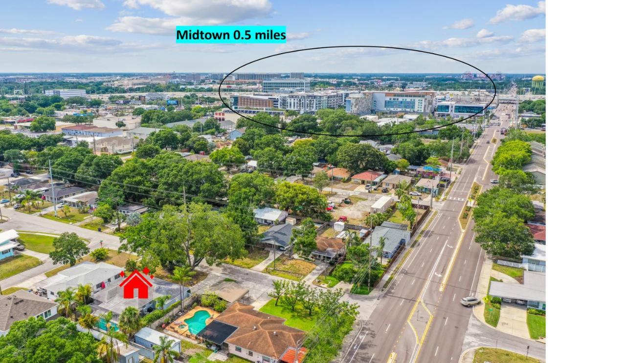 Heated Pool! Paradise In Midtown Tampa 3B2B Exterior photo